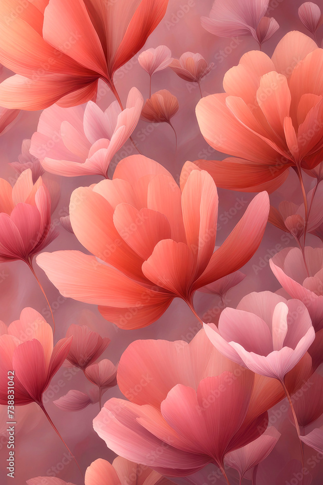 Vortices petals, abstract background valentine or wedding in muted mauve, dusty rose and soft terracotta blend colors. Vortices petals, abstract background valentine or wedding in muted mauve, dusty rose and soft terracotta blend colors.