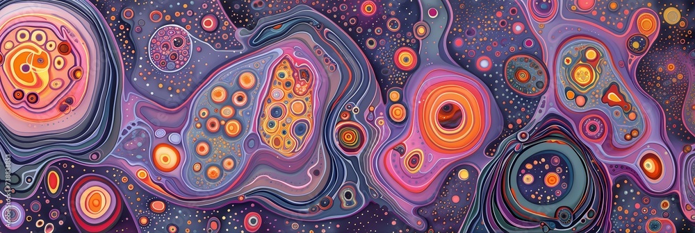 Abstract Cosmic Artwork with Swirling Patterns and Vibrant Colors for Background or Wallpaper Abstract Cosmic Artwork with Swirling Patterns and Vibrant Colors for Background or Wallpaper