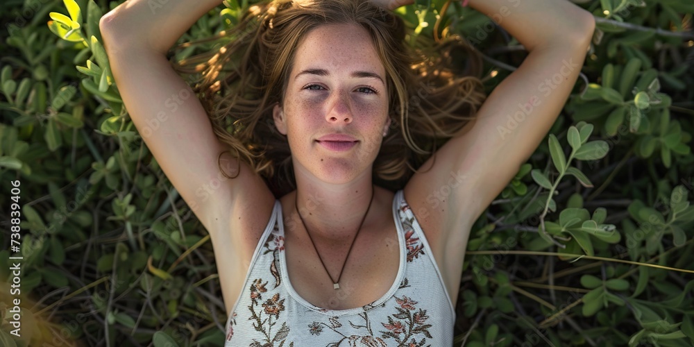Armpits outdoors , concept of Open air Armpits outdoors , concept of Open air