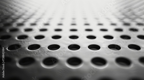 Minimalist Black and White Scattered Dot Pattern Background