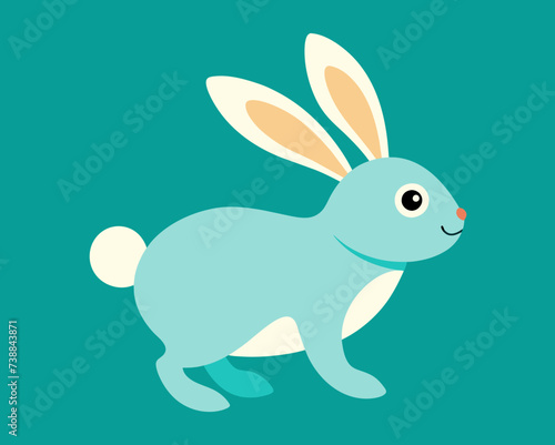 rabbit bunny coney cony hare lagomorph lapin animal pet vector illustration cartoon pretty cute perfect beautiful amazing