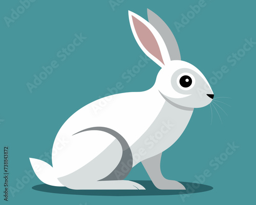 rabbit bunny coney cony hare lagomorph lapin animal pet vector illustration cartoon pretty cute perfect beautiful amazing