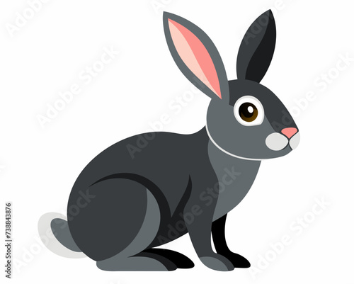 rabbit bunny coney cony hare lagomorph lapin animal pet vector illustration cartoon pretty cute perfect beautiful amazing