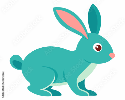 rabbit bunny coney cony hare lagomorph lapin animal pet vector illustration cartoon pretty cute perfect beautiful amazing