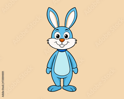 rabbit bunny coney cony hare lagomorph lapin animal pet vector illustration cartoon pretty cute perfect beautiful amazing