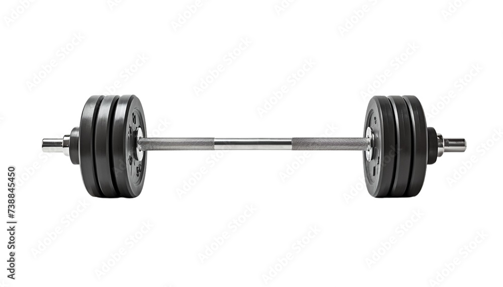 Barbell isolated on transparent background. Barbell isolated on transparent background.