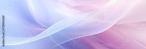 Abstract 3D flowing waves liquid background. Pastel color shiny abstract lines banner