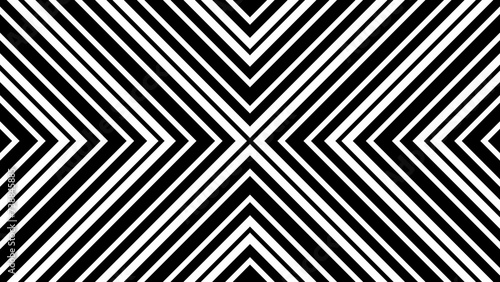Abstract wallpaper from black stripes. Black and white pattern . Background in 4k format 3840х2160.