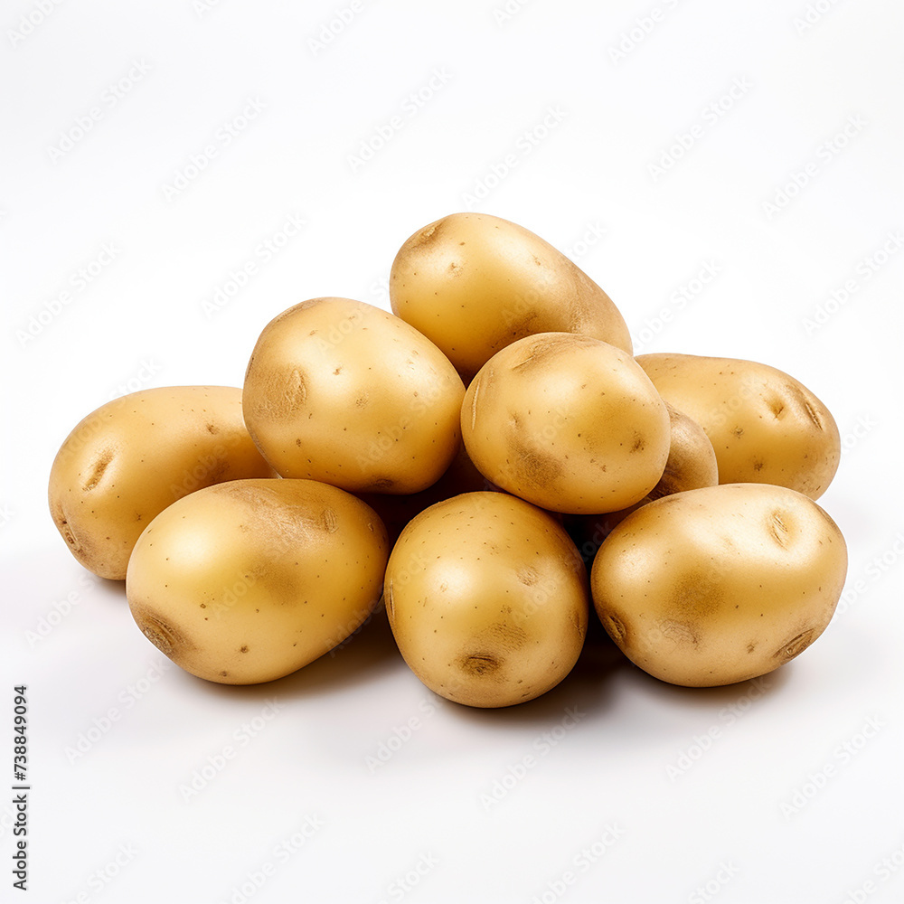 Close-up of raw potatoes Close-up of raw potatoes