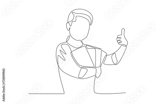 A boy likes his book