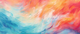 Abstract painting with swirling brushstrokes creating a vivid and mesmerizing background.