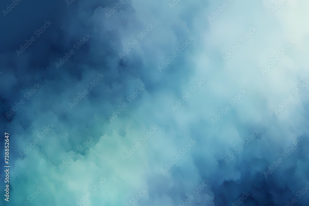 Obraz premium Abstract Gradient Smooth Blurred Watercolor Navy Background Image