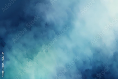 Abstract Gradient Smooth Blurred Watercolor Navy Background Image