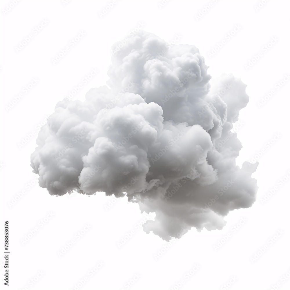 white cloud isolated on white background white cloud isolated on white background