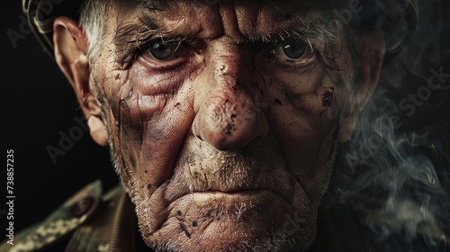 The scars of memory Depict how war memories haunt individuals long after the battle is over photo