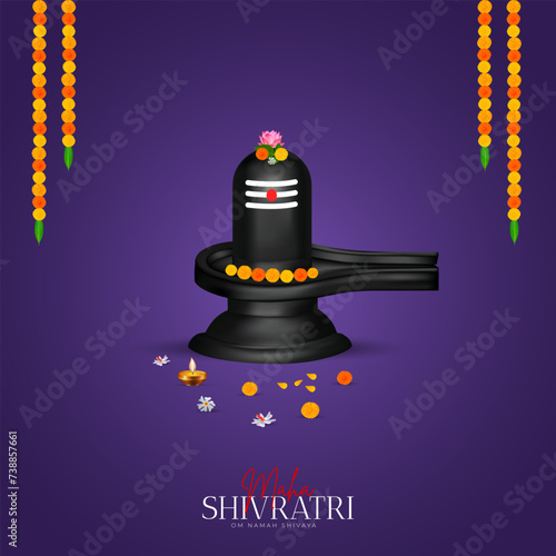 Happy Maha Shivratri | Maha Shivaratri Wishes | Happy Maha Shivratri Social Media Post | Shivratri Web Banner, Story, Print  photo