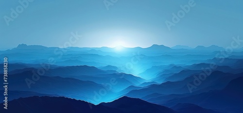 blue gradient background © ArtCookStudio