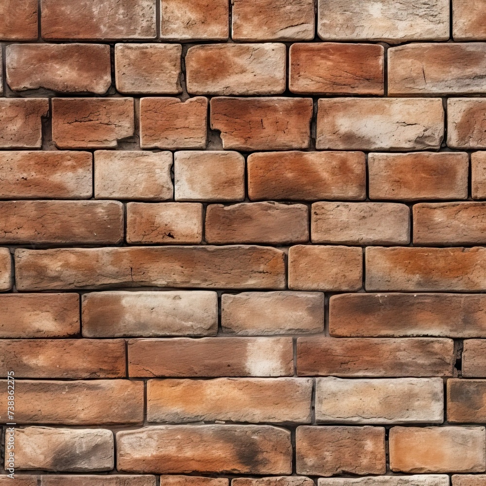 New Brown Terracotta Brick Blocks Wall Background Close Up, Pattern with Red Bricks or Brickwork House New Brown Terracotta Brick Blocks Wall Background Close Up, Pattern with Red Bricks or Brickwork House