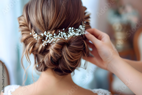 Brautliche Eleganz: Perfekte Hochzeitsfrisur für den großen Tag