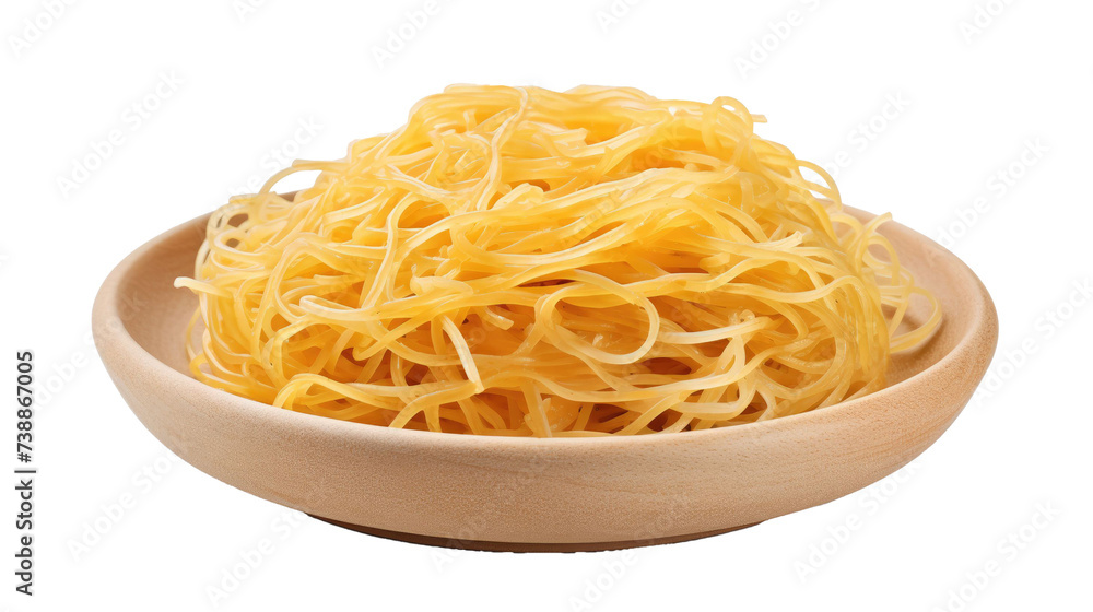 Pasta nest isolated on transparent a white background Pasta nest isolated on transparent a white background