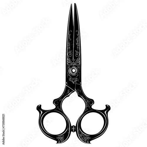 Silhouette shaving scissors black color only