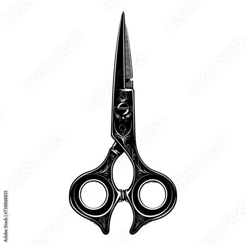 Silhouette shaving scissors black color only