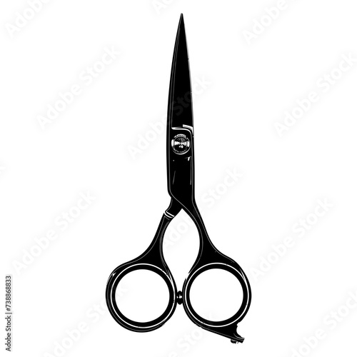 Silhouette shaving scissors black color only