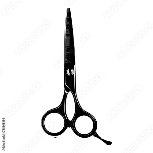 Silhouette shaving scissors black color only