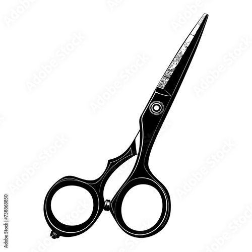 Silhouette shaving scissors black color only