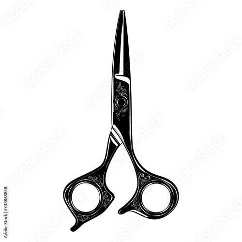 Silhouette shaving scissors black color only