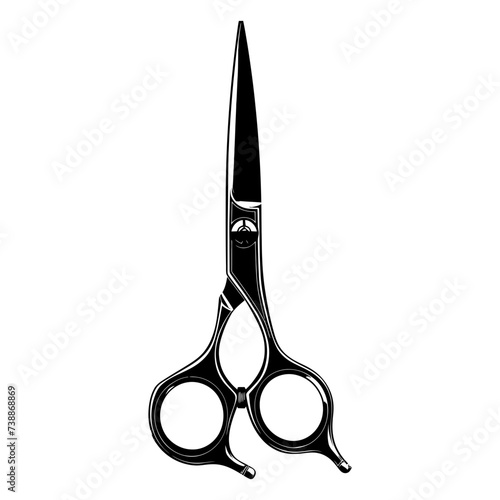 Silhouette shaving scissors black color only