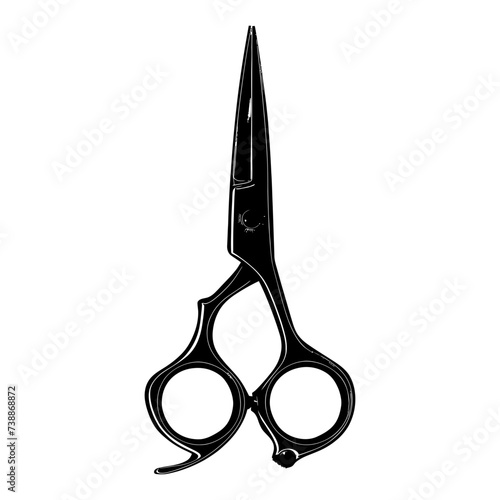 Silhouette shaving scissors black color only
