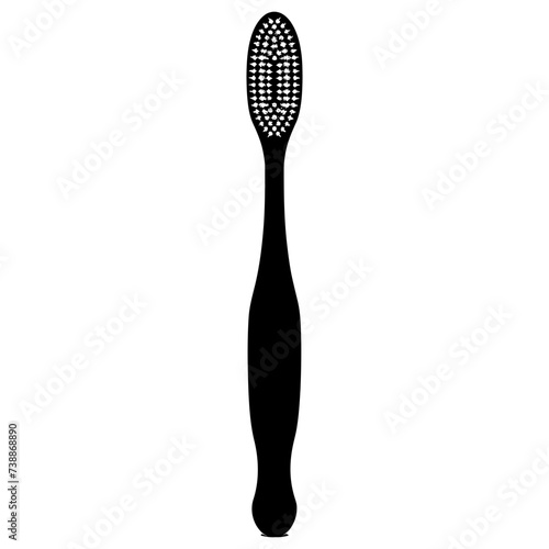 Silhouette toothbrush black color only © NikahGeh