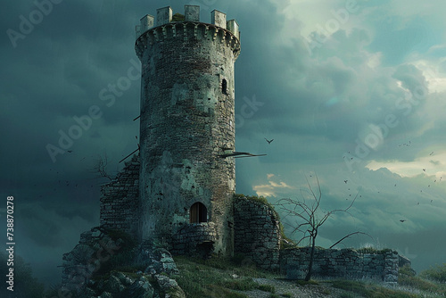 medieval tower photo