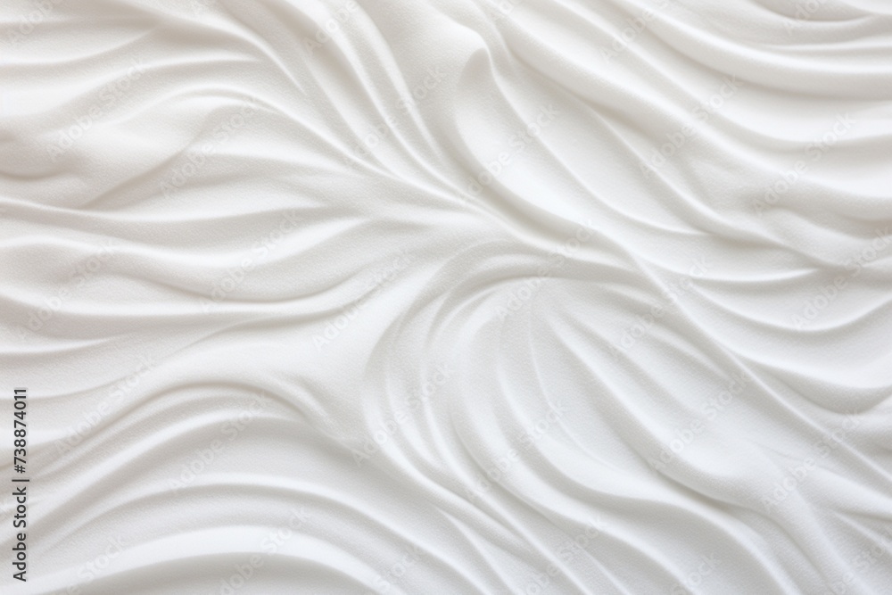 Obraz premium Smooth white sand waves minimal background