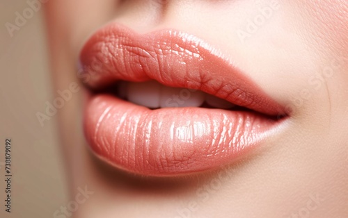 close up of a woman s lips