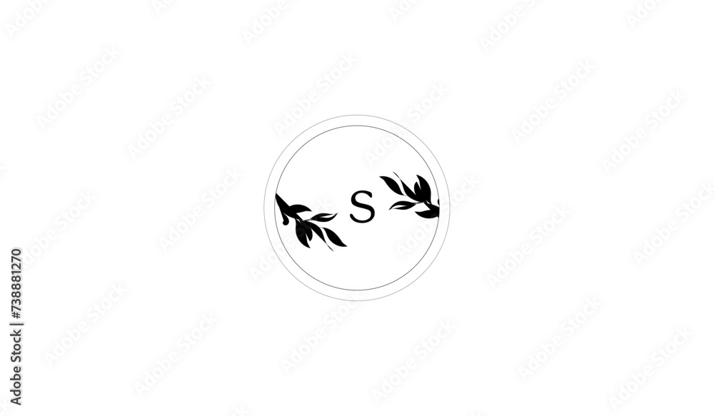Two Leaves Alphabetical Logo Two Leaves Alphabetical Logo