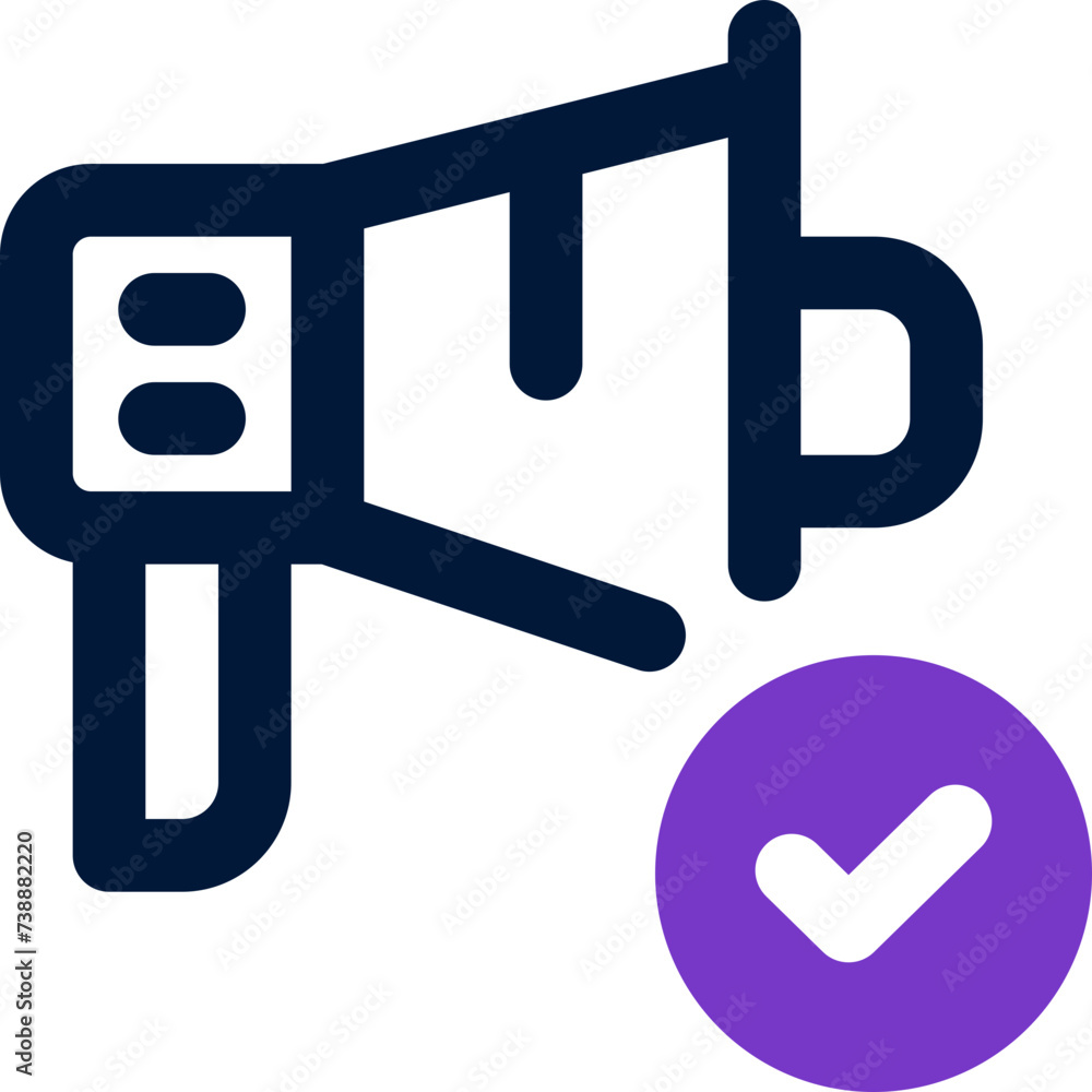 megaphone icon. vector dual tone icon for your website, mobile, presentation, and logo design. megaphone icon. vector dual tone icon for your website, mobile, presentation, and logo design.