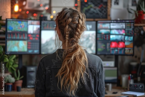 Marketing Expert Analyzing Data