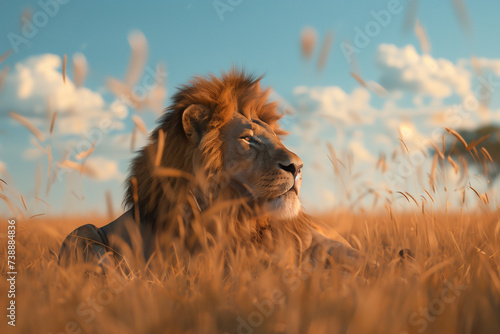 lion in the sun © Sana