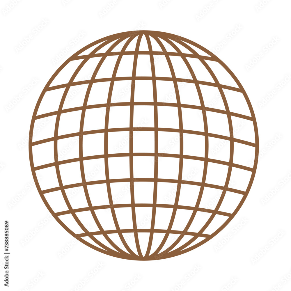circle globe logo icon vector circle globe logo icon vector