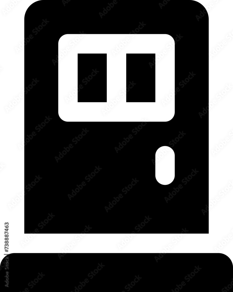 door icon. vector glyph icon for your website, mobile, presentation, and logo design. door icon. vector glyph icon for your website, mobile, presentation, and logo design.
