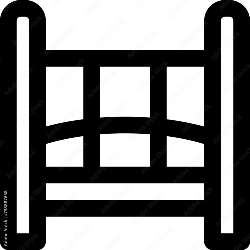 baby crib icon. vector line icon for your website, mobile, presentation, and logo design. baby crib icon. vector line icon for your website, mobile, presentation, and logo design.
