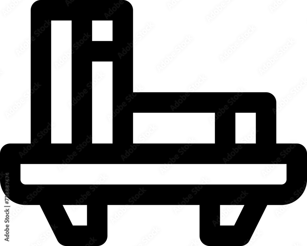 bookshelf icon. vector line icon for your website, mobile, presentation, and logo design. bookshelf icon. vector line icon for your website, mobile, presentation, and logo design.