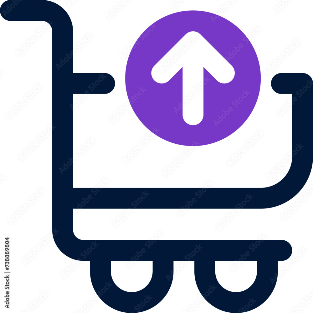 remove from cart icon. vector dual tone icon for your website, mobile, presentation, and logo design. remove from cart icon. vector dual tone icon for your website, mobile, presentation, and logo design.