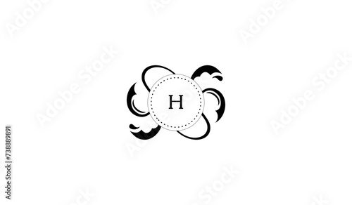 Luxury Galaxy Shaped Alphabetical Logo