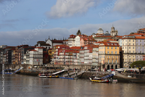 VIEW OVER THE OLD TOWN OF PORTO, PORTUGAL  © blantiag