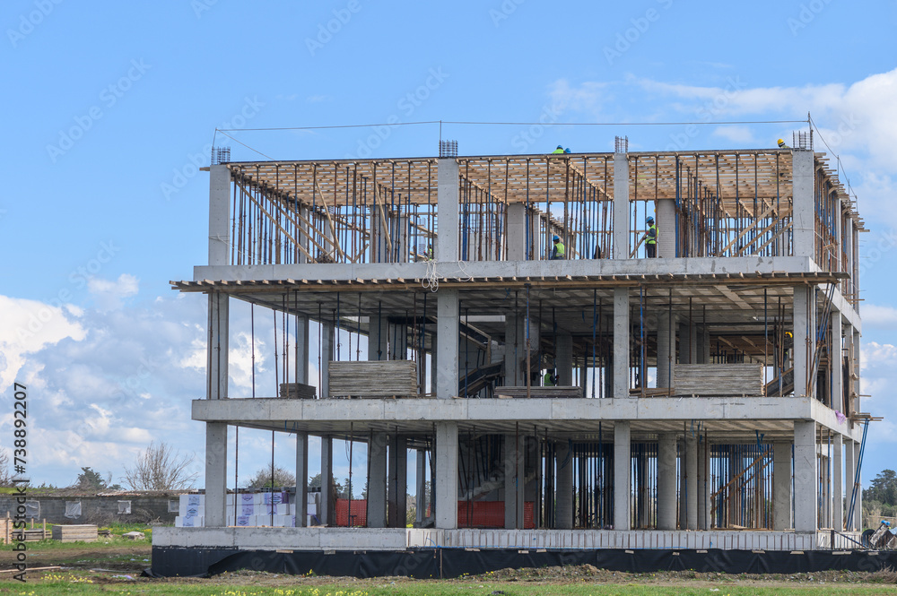 construction of a residential building in Cyprus near the sea 5 construction of a residential building in Cyprus near the sea 5