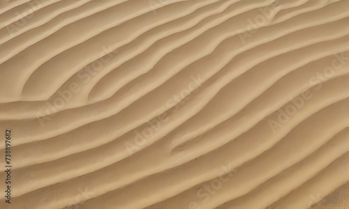 Sand dunes texture in soft light. Abstract background. AI illustration