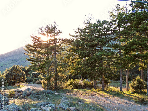 A little town called Zarzalejo, in the mountains of Madrid photo